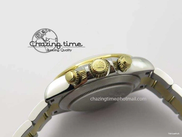 JF SS 116523 Gray On Best Bracelet A7750 YG Edition SS YG Dial Daytona 0312